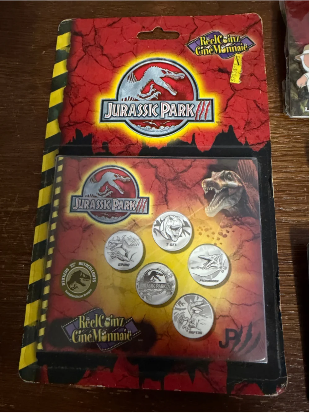 Jurassic Park Collector Lot ReelCoinz Medallions Universal Pins 25th Anniversary